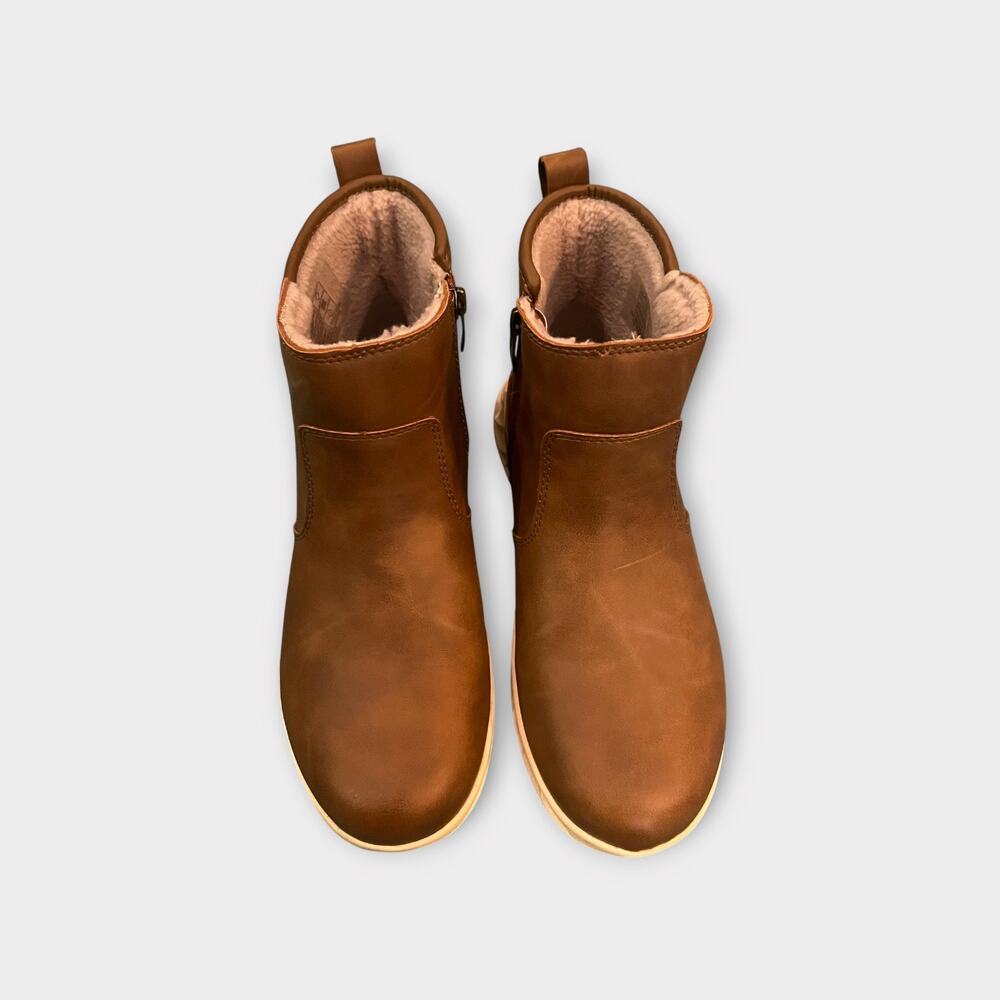 Khombu Women's Size 9 Dusk All-Weather Boots Brown Water Repellant Memory Foam - Picture 1 of 12
